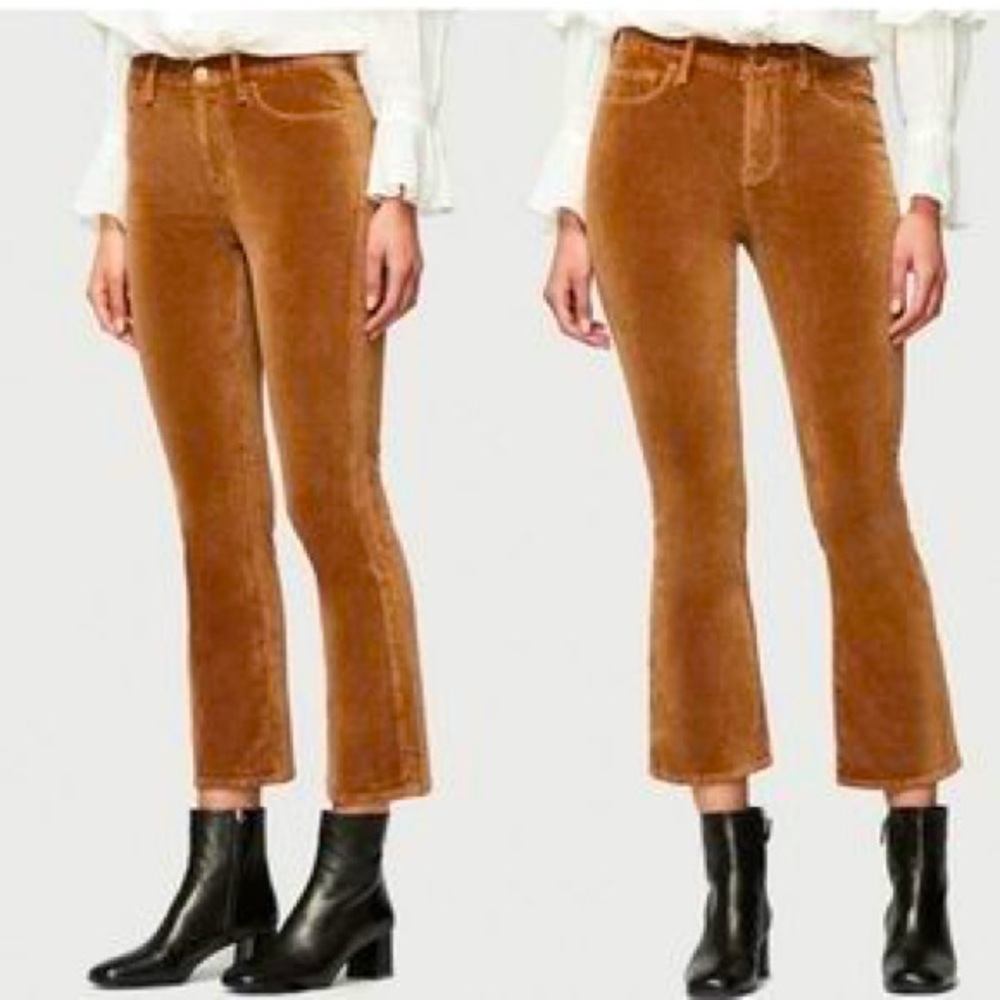 FRAME Le Crop Mini Boot velvet